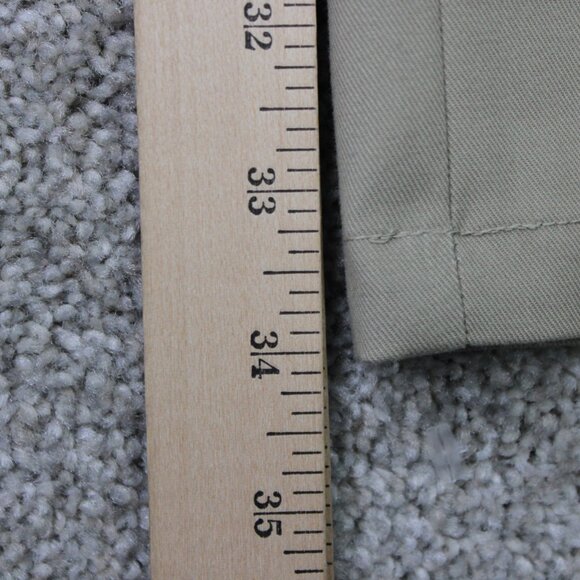 Dockers D4 Pants NWT Mens 36x34 Beige Relaxed Fit Mobile Pocket Khaki Flat Front - Picture 4 of 15